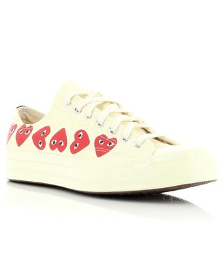 PLAY low lace-up canvas sneakers COMME DES GARCONS PLAY
