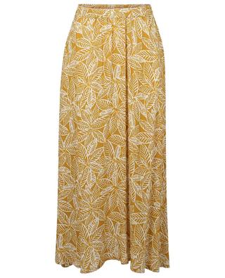 Joline long floliage print crepe skirt HARTFORD