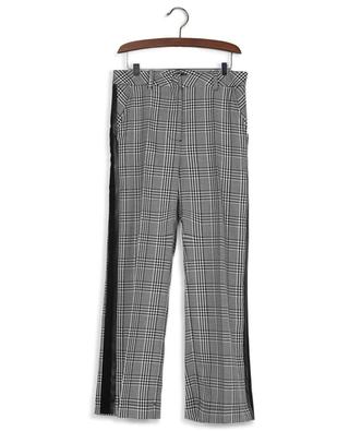 Viscose-blend houndstooth trousers MONNALISA