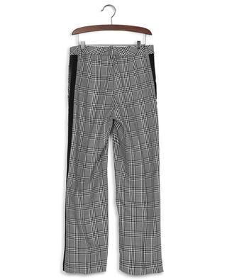 Viscose-blend houndstooth trousers MONNALISA