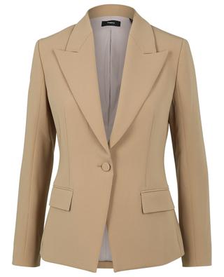 Angled single-breasted Admiral crepe blazer THEORY