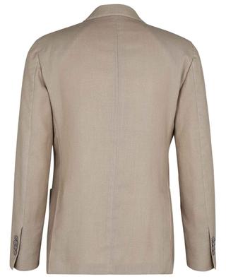 Piqué textured wool, silk and cashmere blazer LARDINI