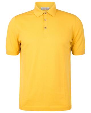 Tennis fitted cotton knit polo shirt GRAN SASSO