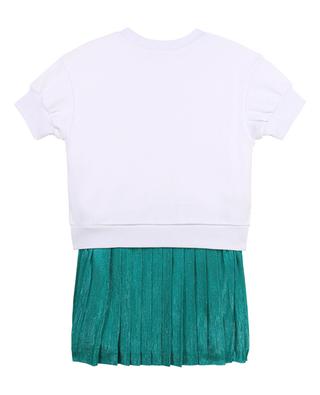 Girls' dress with short sleeves and poodle embroidery THE MARC JACOBS