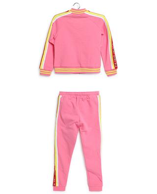 Girls' pink striped jogging suit with logo detail THE MARC JACOBS