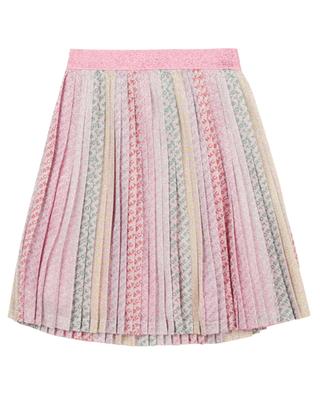 Girls' pleated skirt in glittering lurex knit THE MARC JACOBS