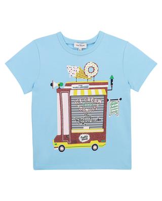 T-shirt fille en coton biologique imprimés Ice Cream and Donuts THE MARC JACOBS