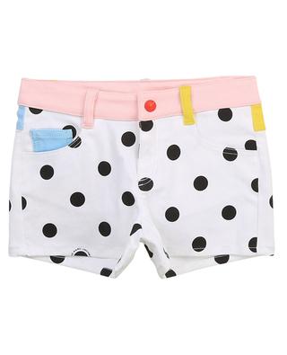 Girls' shorts with dots and logo embroidery THE MARC JACOBS