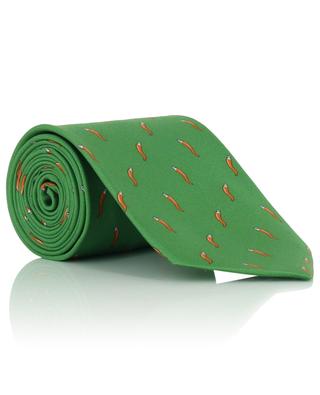 Chili printed silk tie FEFE NAPOLI