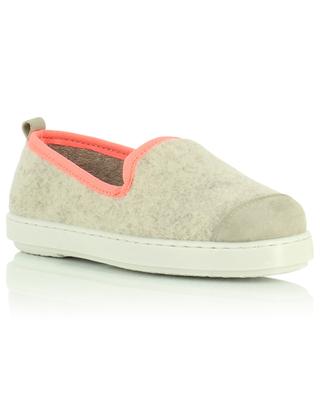 Felt and suede slippers ANGARDE