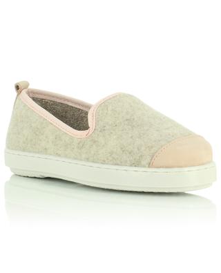 Felt and suede slippers ANGARDE