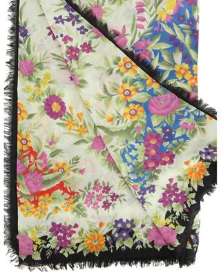 Bombay floral print modal and cashmere wrap ETRO