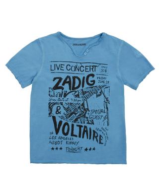 T-shirt garçon imprimé esprit concert rock Boxer ZADIG & VOLTAIRE
