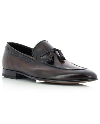Polished leather loafers with tassels BARRETT