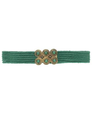 Wide rope belt with gem buckle ETRO