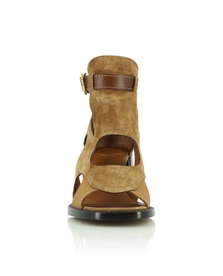 Gaile 65 high-top suede sandals with block heel CHLOE