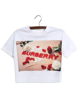 Mädchen-T-Shirt mit Rosenprint Pia Jelly BURBERRY
