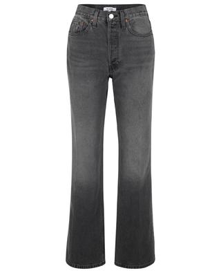 Bootcut-Jeans mit hoher Taille 70s Ash Black RE/DONE