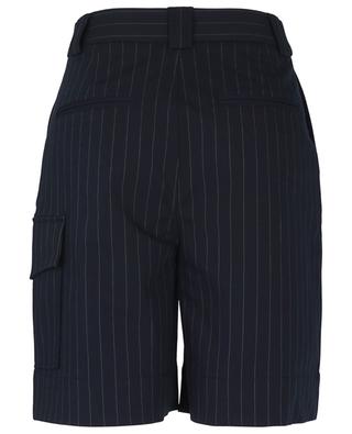 Anzug Chino Shorts mit hohem Taillenbund und Nadelstreifenmuster GANNI