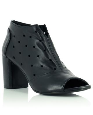 Open heeled ankle boots in stretch nappa leather BONGENIE GRIEDER