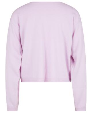 Boxy cashmere jumper with buttoned back FTC CASHMERE