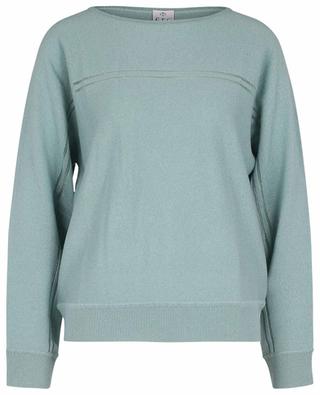 Boxy openwork knit Seacell cashmere jumper FTC CASHMERE