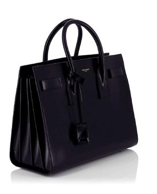 Classic Sac De Jour Small smooth leather handbag SAINT LAURENT PARIS