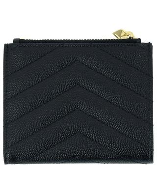 Monogram quilted leather mini wallet SAINT LAURENT PARIS