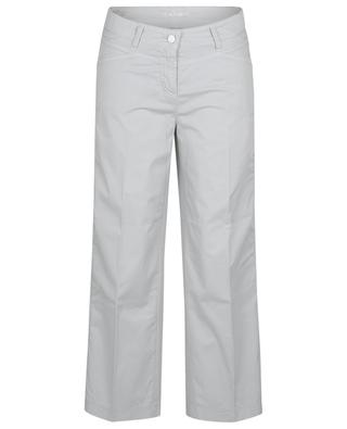 Curtis high-rise wide-leg trousers in poplin CAMBIO