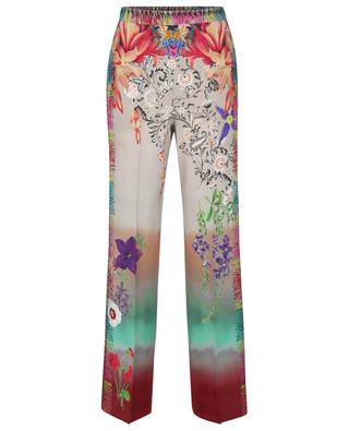 Multicolour flower printed wide-leg trousers ETRO
