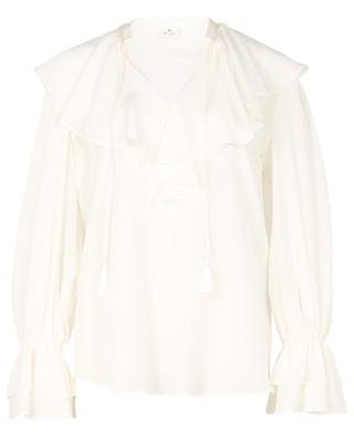 Ruffled silk blouse ETRO