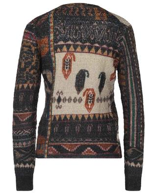 Pullover aus Wollmischung mit ethnischem Grafikmuster ETRO