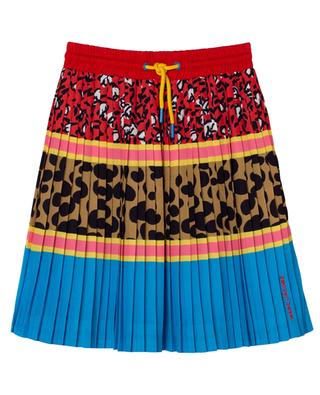 Pleated leopard patterned girls' skirt THE MARC JACOBS