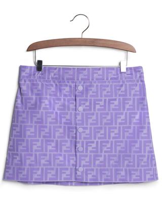 FF All-over-print A-line skirt for girls FENDI