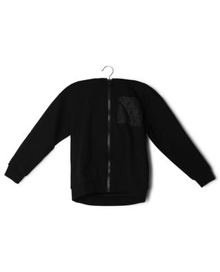 Fleece-Sweatshirt mit doppelter Kapuze für Jungen FENDI