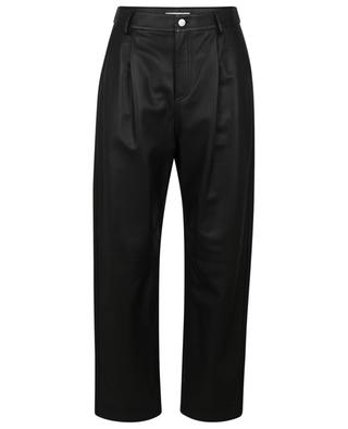 Lambskin high-rise carrot trousers RED VALENTINO