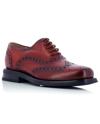 Perforated leather derby shoes SANTONI