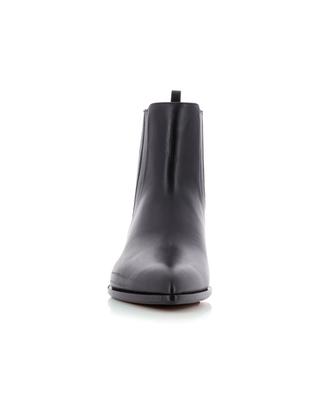 Shiny smooth leather Chelsea ankle boots SANTONI