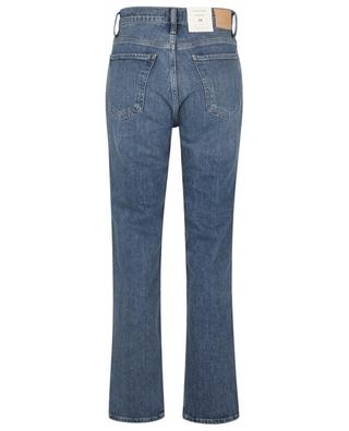 Daphne Stovepipe Shadow Bloom straight leg high-rise jeans CITIZENS OF HUMANITY