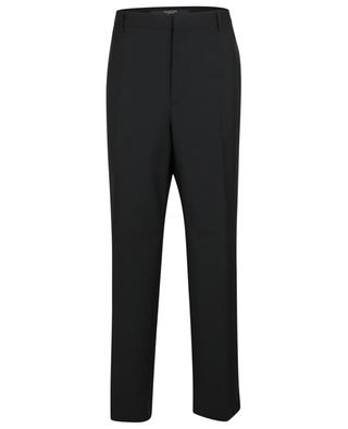 Regular fit wool and mohair blend trousers VALENTINO