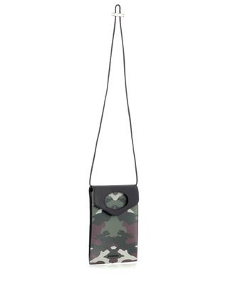 Pocket Phone Case Mangrove canvas and leather shoulder bag BURBERRY