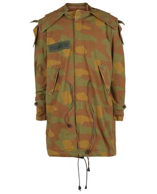 Camouflage printed hooded parka DSQUARED2