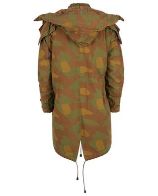 Camouflage printed hooded parka DSQUARED2