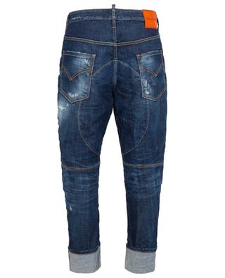 Combat Jean loose cropped distressed jeans DSQUARED2