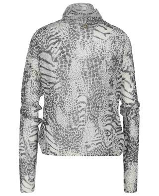 Animal pattern printed turtleneck jumper TWINSET