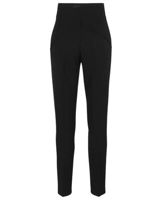 Viscose jersey high-rise skinny fit trousers TWINSET