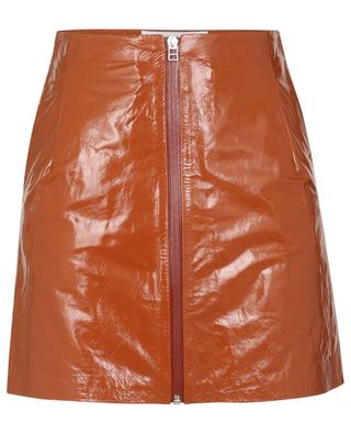Katy crinkle leather miniskirt REMAIN BIRGER CHRISTENSEN