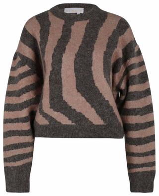 Boxy-Pullover aus Wolle und Mohair Cami Zebra REMAIN BIRGER CHRISTENSEN