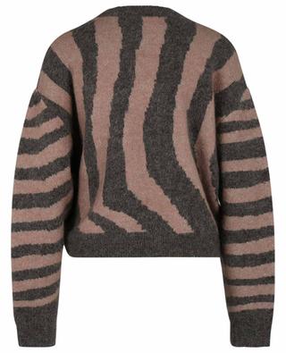 Boxy-Pullover aus Wolle und Mohair Cami Zebra REMAIN BIRGER CHRISTENSEN