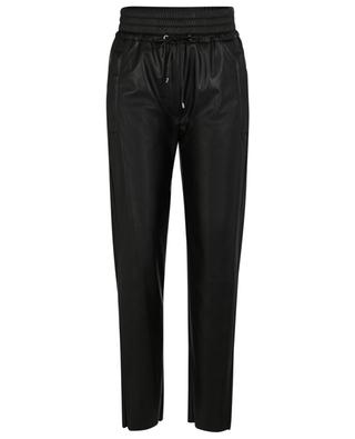 Relaxed nappa leather trousers MARC CAIN